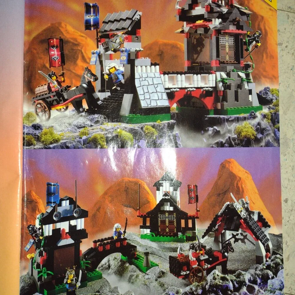 Lego Ninja Stone Tower Bridge, Castle, w original box and instructions, retired - Picture 5 of 16